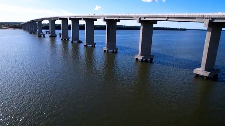 Com 900m de extensão, ponte sobre o Rio Araguaia foi totalmente recuperada pela União