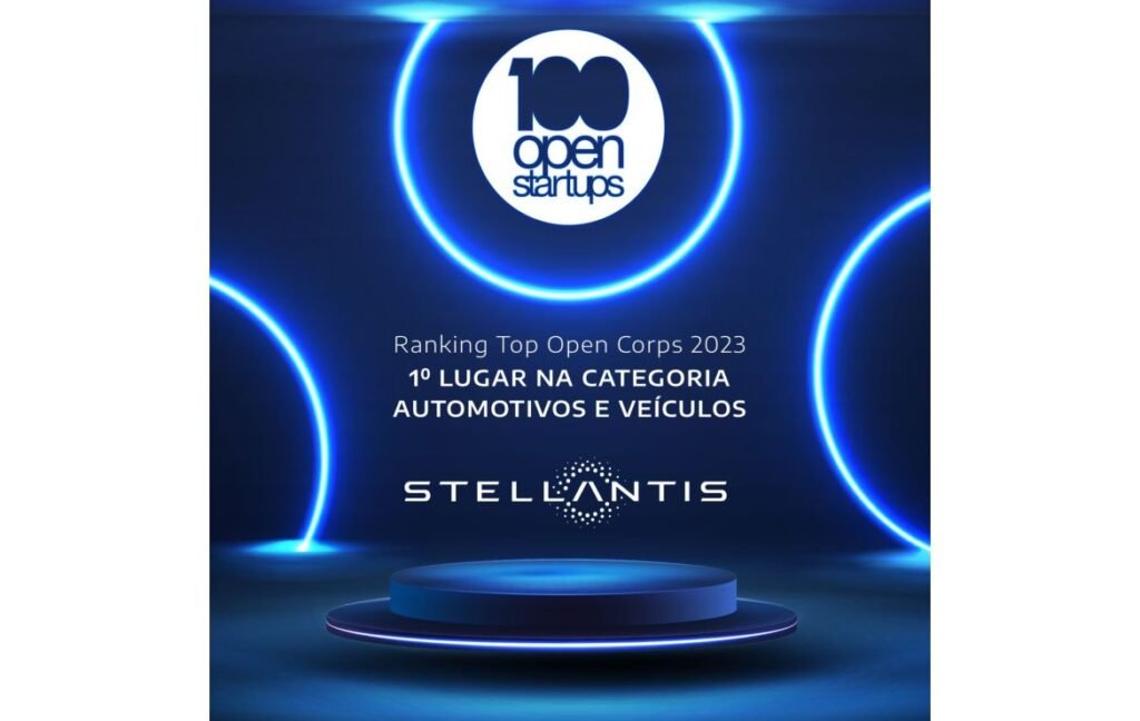 Stellantis conquista 1° lugar na categoria Automotivo e Veículos, do prêmio TOP Open Corps 2023 | Stellantis