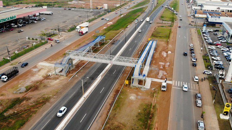 Construção das passarelas teve investimento de R$ 2,4 milhões