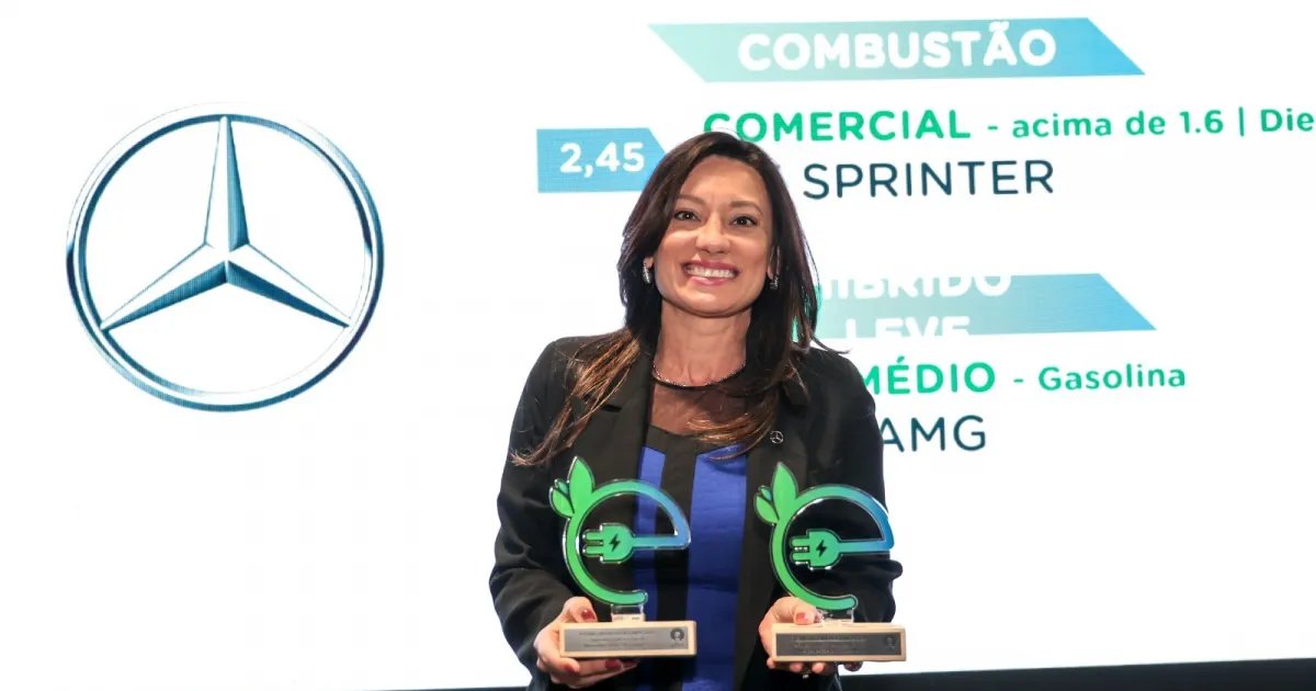 Mercedes-Benz recebe Prêmio Mobilidade Limpa com Sprinter Street 315 e A 200 AMG Line | Mercedes-Benz Cars & Vans Brasil